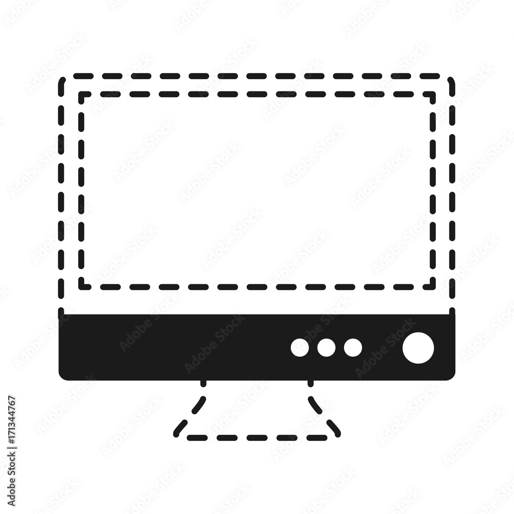 computer icon over white background vector illustration computer icon over white background vector illustration