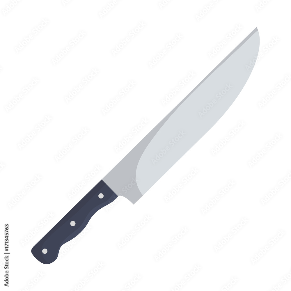 knife icon over white background vector illustration knife icon over white background vector illustration