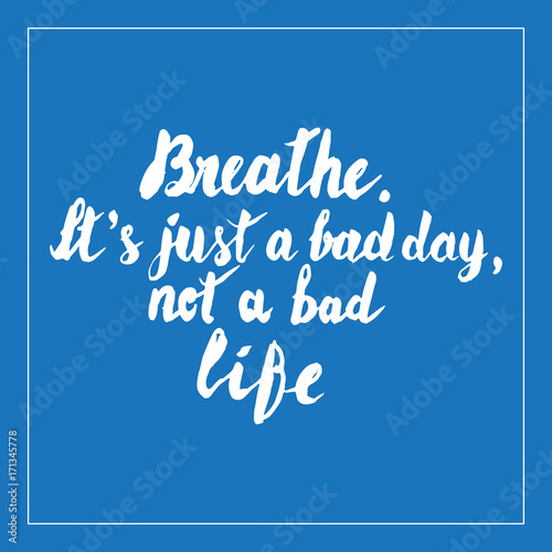 Motivation hand lettering calligraphy