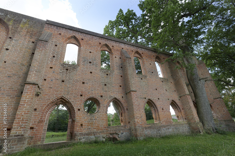Die Klosterruine in Boitzenburg, Uckermark