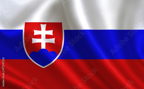 Photo Slovak flag