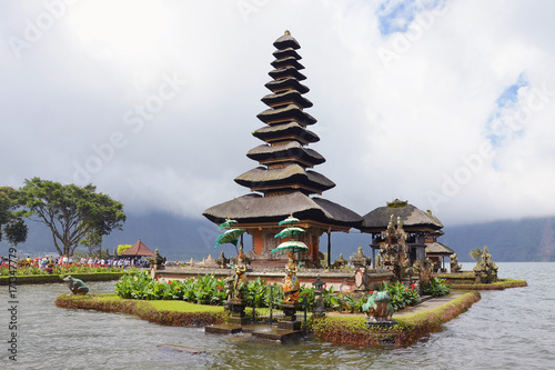 Pura Ulun Danu Beratan water temple on Bali  Indonesia