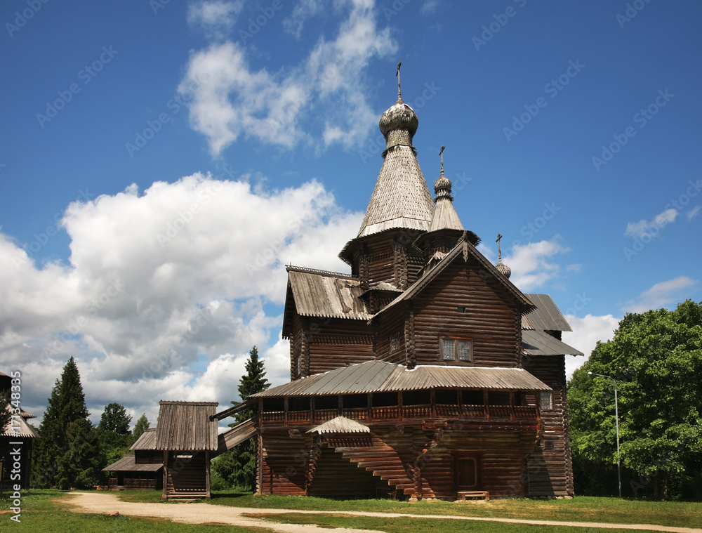 Church of Nativity of Virgin Mary in Vitoslavlitsy village near Novgorod Great. Russia Church of Nativity of Virgin Mary in Vitoslavlitsy village near Novgorod Great. Russia