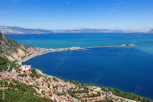 Egirdir and egirdir lake top view. Isparta,Turkey © hayricaliskan