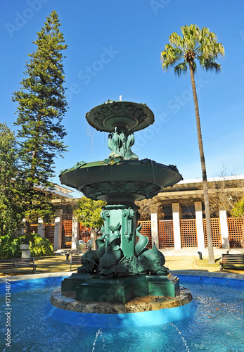 Gardens of Casa Colon in Huelva, Andalusia, Spain photo