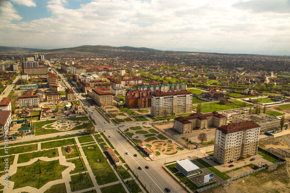 Grozny, the capital of Chechnya