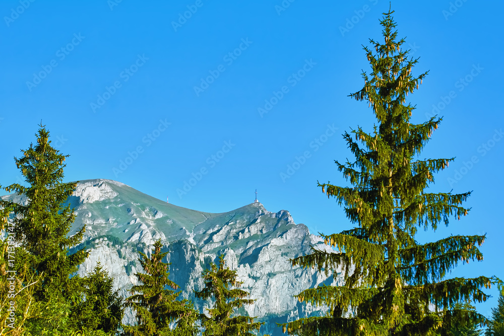 Caraiman Peak in the Bucegi Mountains