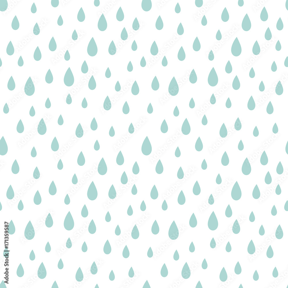 Rain drops seamless pattern. Rain drops seamless pattern.