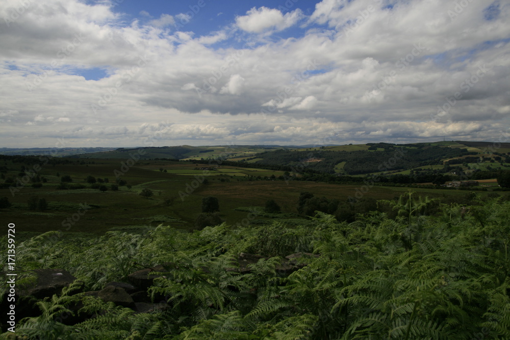 Fototapeta premium beautiful Nature, Frogratt, Peak District, UK
