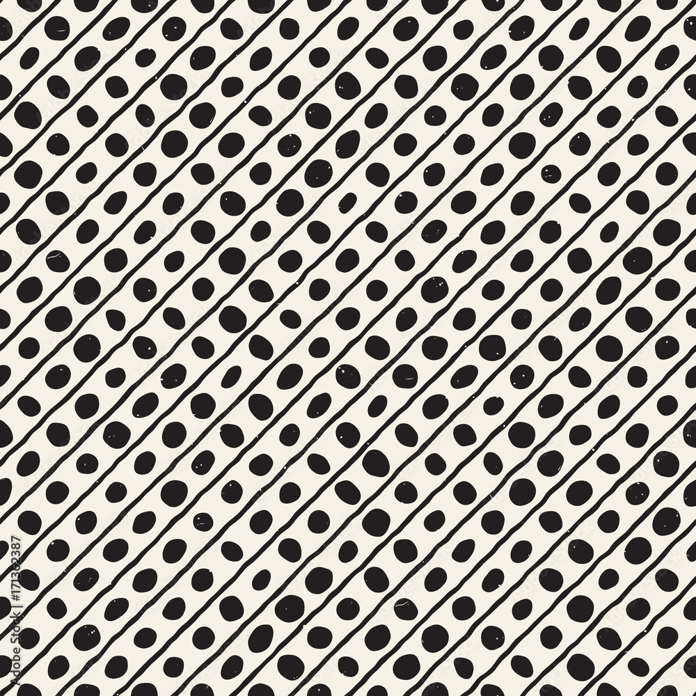 Hand drawn style ethnic seamless pattern. Abstract geometric shapes background in black and white. Hand drawn style ethnic seamless pattern. Abstract geometric shapes background in black and white.