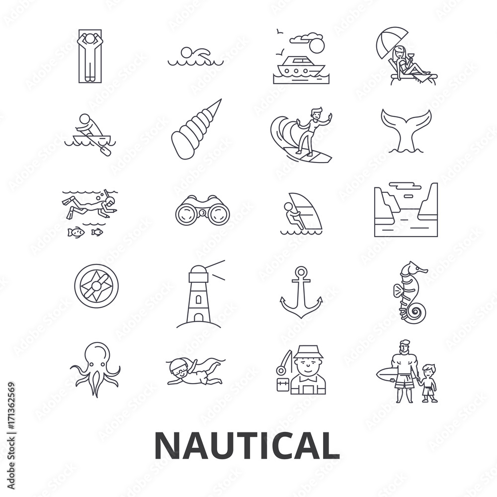Nautical, marine, sailing, anchor, sea, navy, ocean, fishing line
