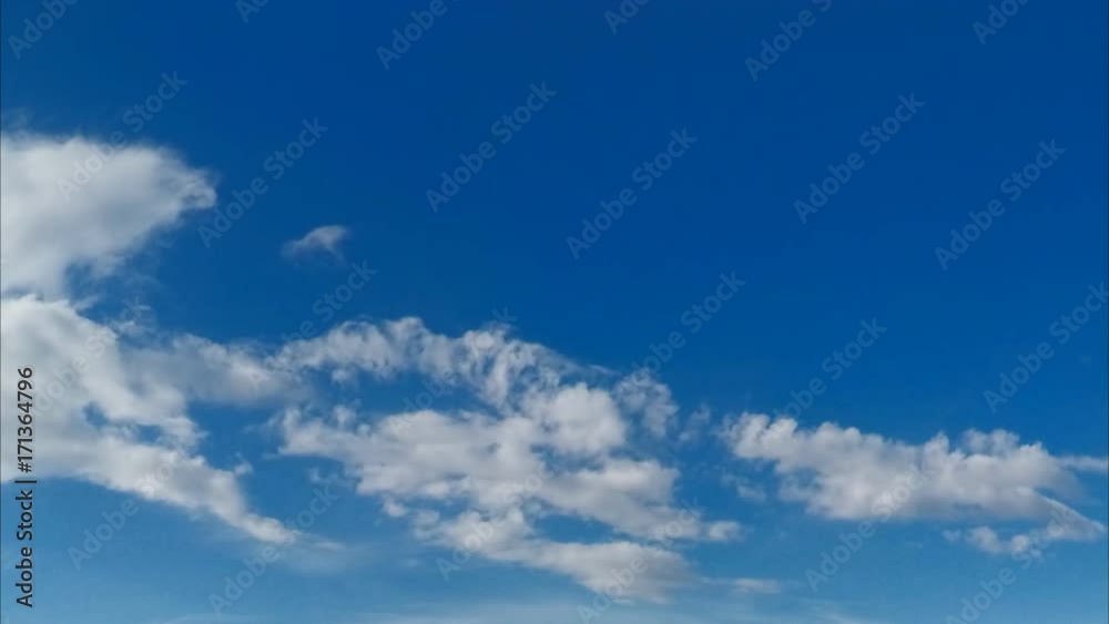 Beautiful white Clouds In Blue Sky Timelapse Beautiful white Clouds In Blue Sky Timelapse