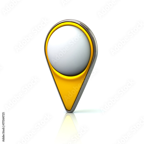 Golden map pin Free Download Golden map pin - GFXLoad