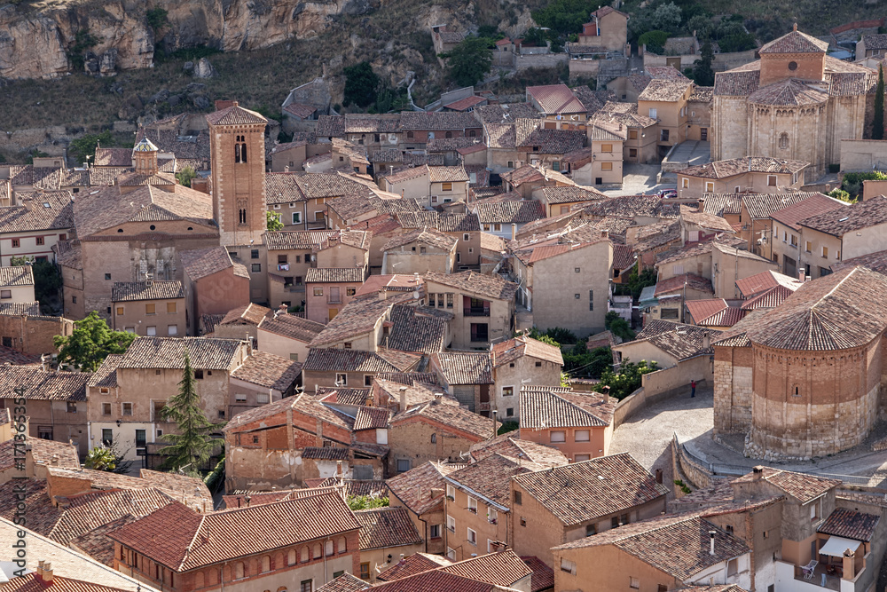 municipio medieval de Daroca en la región de Aragón, España