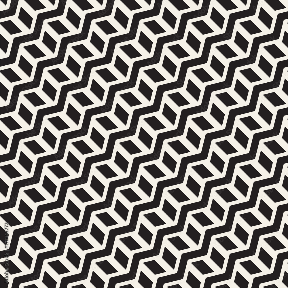 Vector seamless zigzag line pattern. Abstract stylish geometric background. Repeating lattice background Vector seamless zigzag line pattern. Abstract stylish geometric background. Repeating lattice background