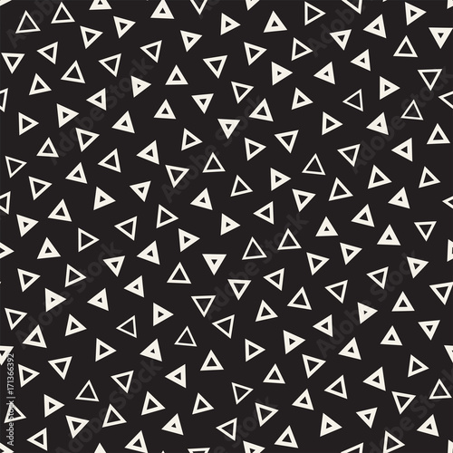 Seamless primitive jumble minimalism patterns. Randomly scattered geometric shapes. Abstract background design