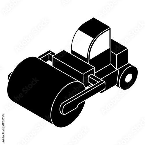 Roller truck icon, simple style