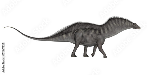 Amargasaurus dinosaur - 3D render