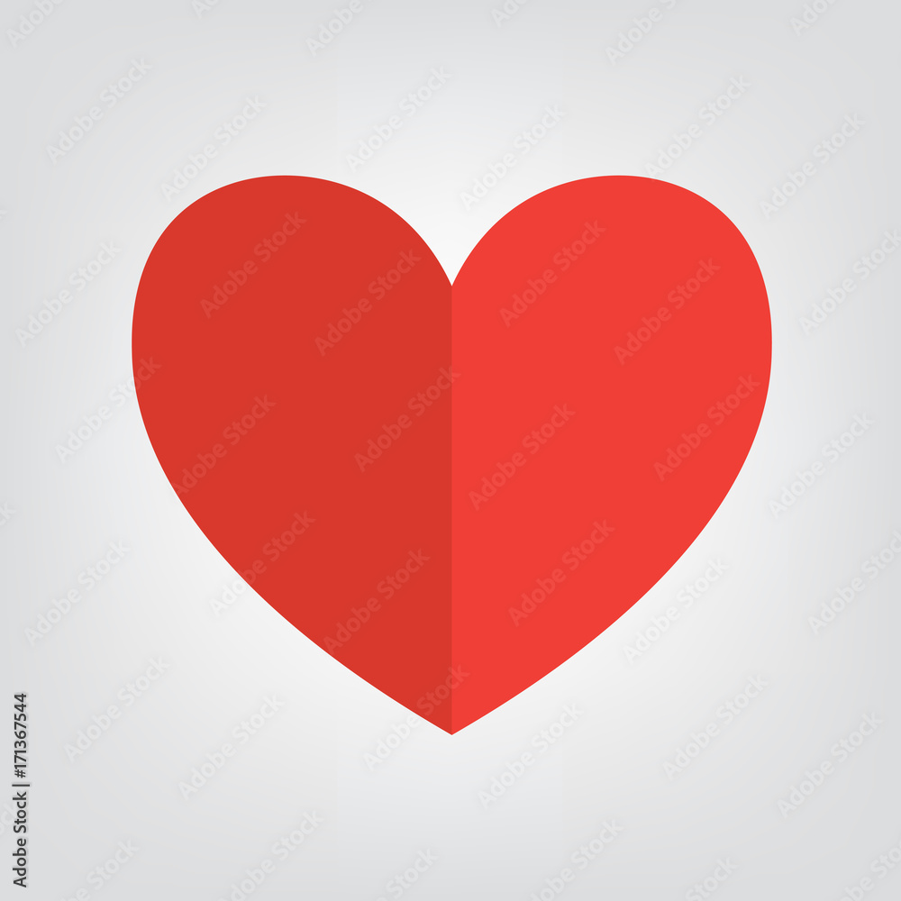 red heart icon- vector illustration red heart icon- vector illustration