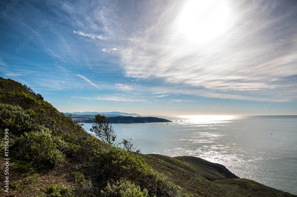 Naklejka premium Bay Area Landscape