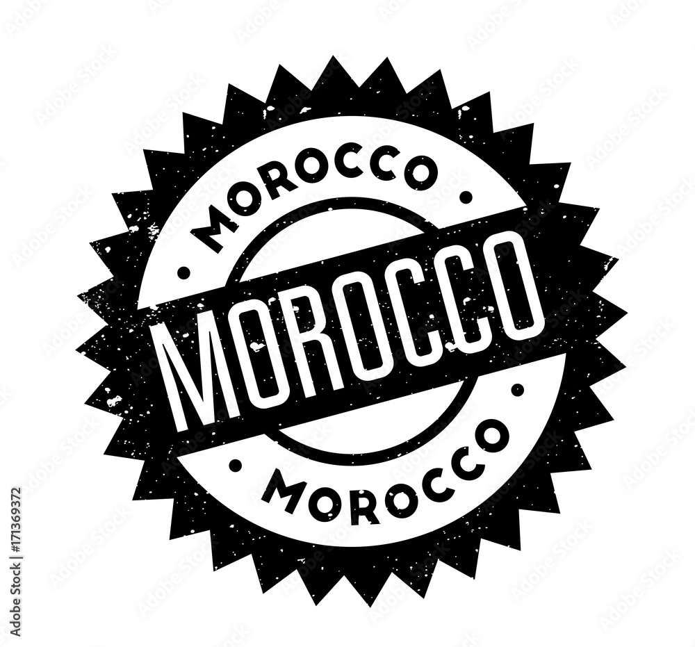 Morocco rubber stamp. Grunge design with dust scratches. Effects can be easily removed for a clean, crisp look. Color is easily changed. Morocco rubber stamp. Grunge design with dust scratches. Effects can be easily removed for a clean, crisp look. Color is easily changed.