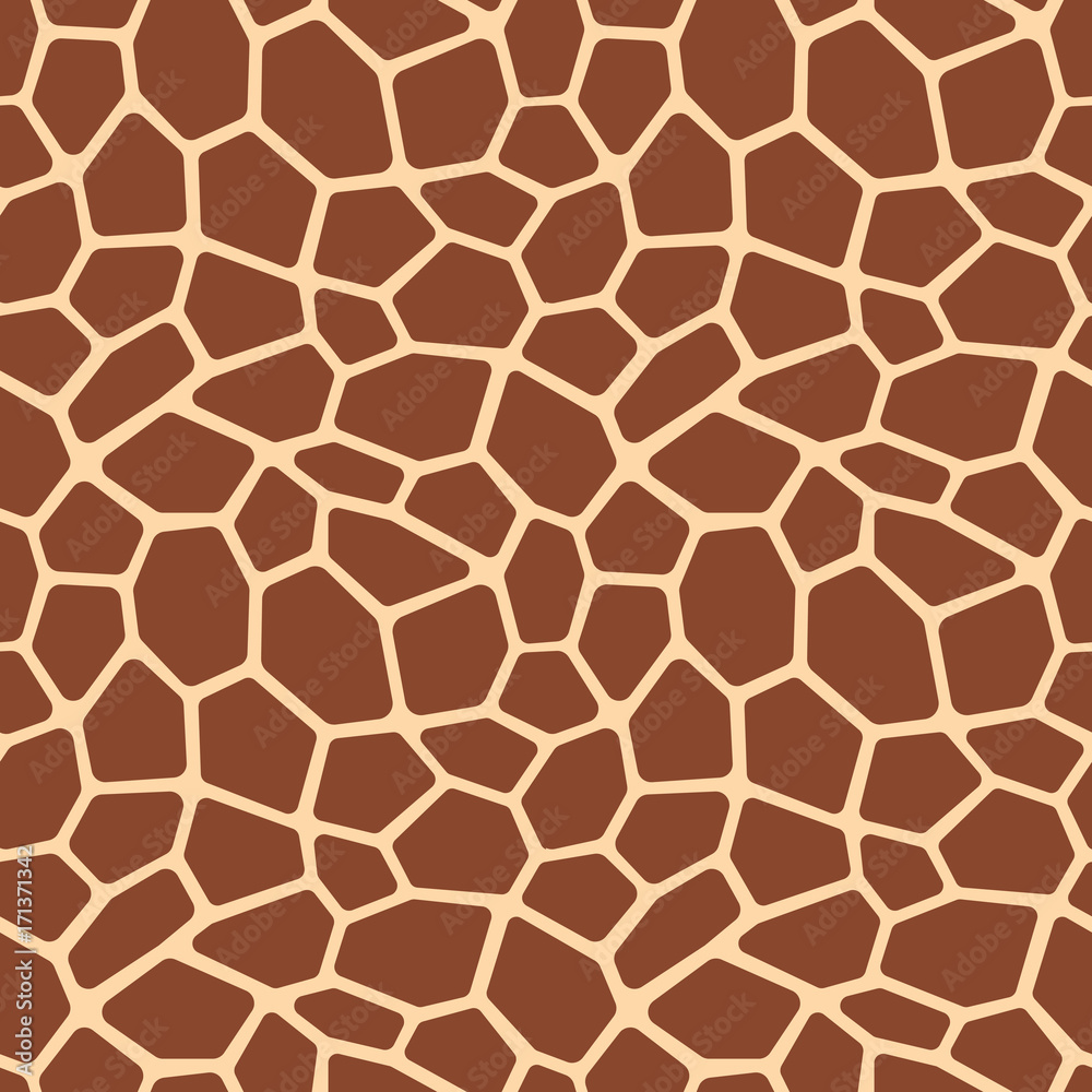 Giraffe seamless pattern. Brown giraffe spots. Popular texture. Giraffe seamless pattern. Brown giraffe spots. Popular texture.