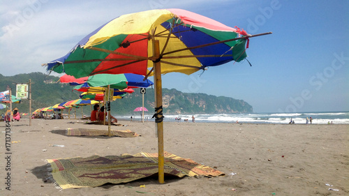 umbrella beach