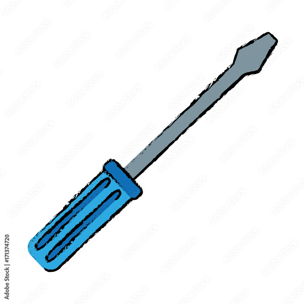 screwdriver tool icon over white background vector illustration screwdriver tool icon over white background vector illustration