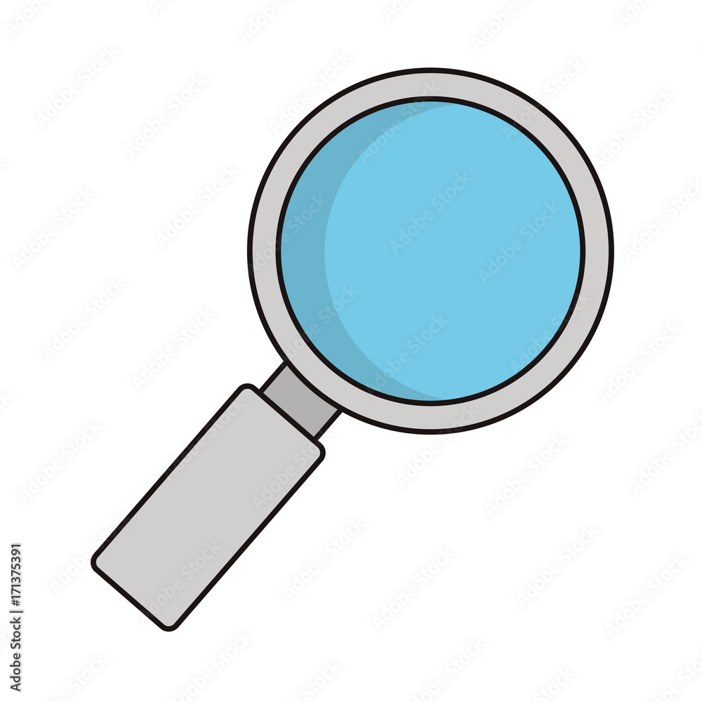 magnifying glass icon over white background colorful design vector illustration magnifying glass icon over white background colorful design vector illustration