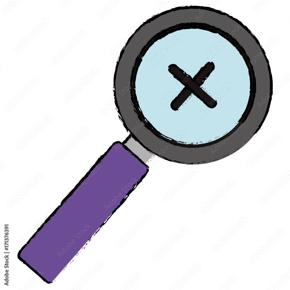 magnifying glass icon over white background colorful design vector illustration magnifying glass icon over white background colorful design vector illustration