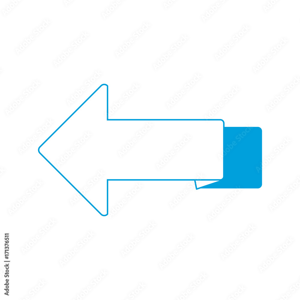 arrow icon over white background vector illustration arrow icon over white background vector illustration