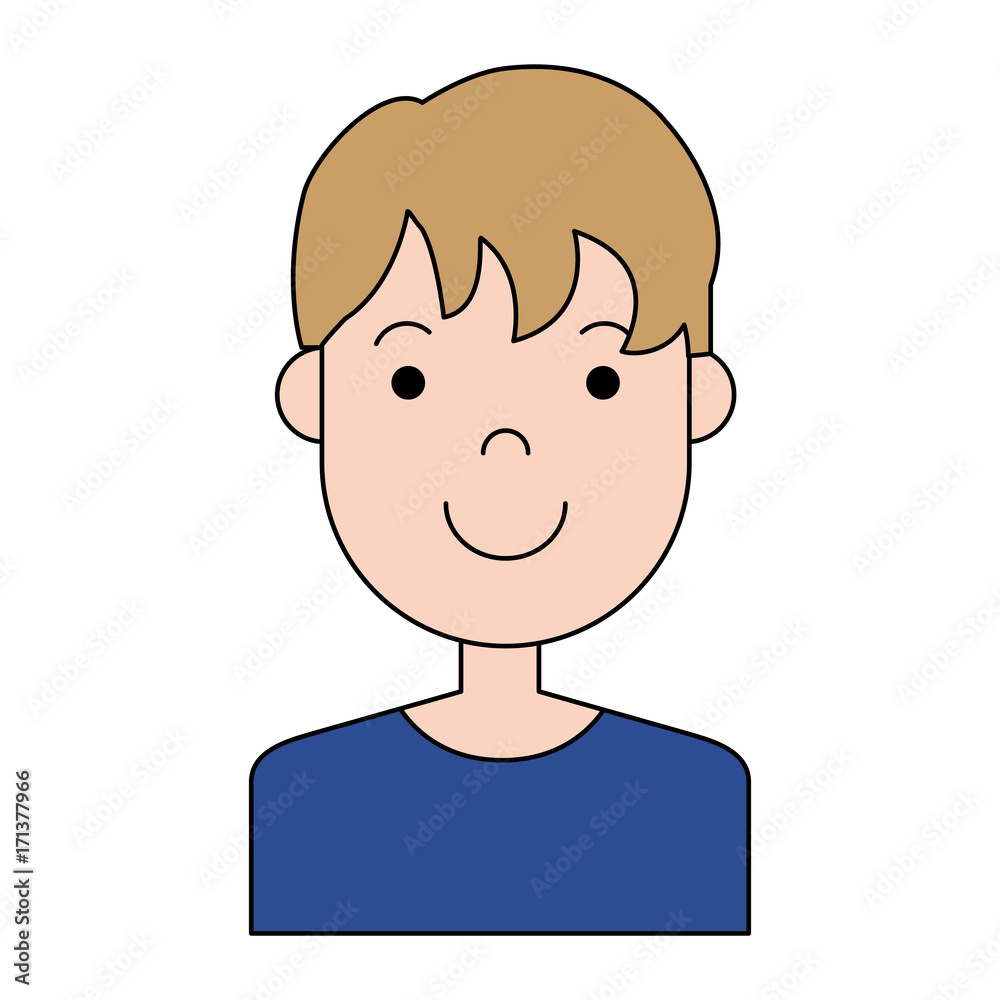 happy man icon over white background colorful design vector illustration happy man icon over white background colorful design vector illustration