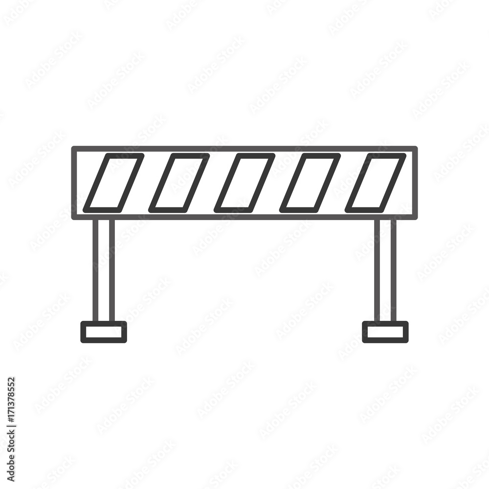 barrier traffic equipment warning caution vector illustration barrier traffic equipment warning caution vector illustration