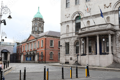 Canvas Print Streets of Dublin, Ireland