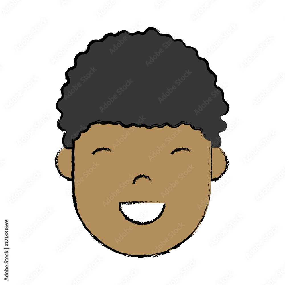 cartoon man face icon over white background colorful design vector illustration cartoon man face icon over white background colorful design vector illustration