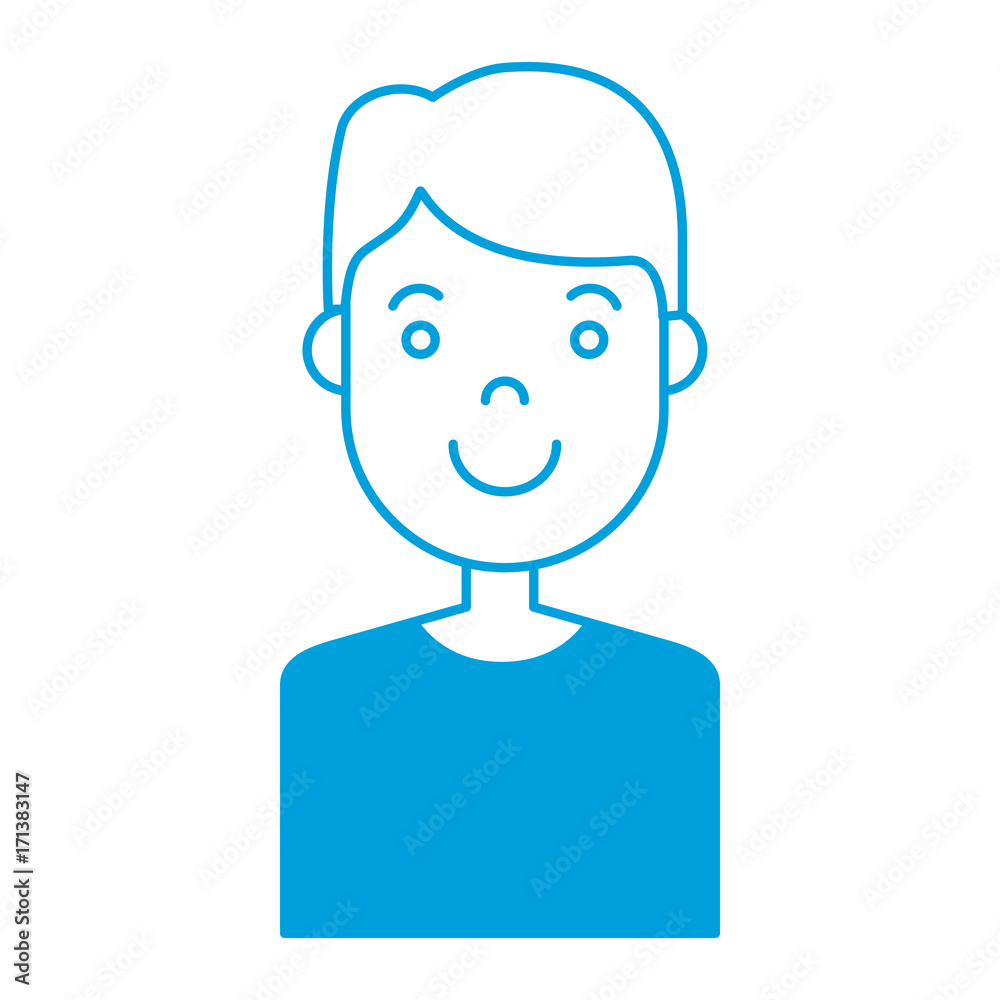 happy man icon over white background colorful design vector illustration happy man icon over white background colorful design vector illustration