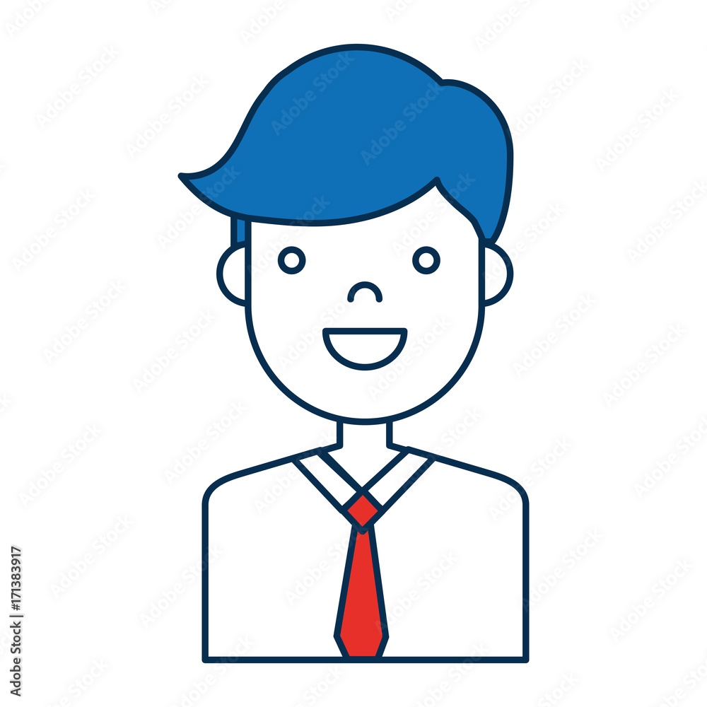 happy man icon over white background colorful design vector illustration happy man icon over white background colorful design vector illustration