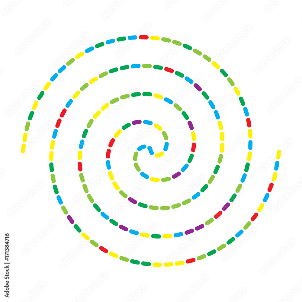 Colorful dashed random circles abstract background Colorful dashed random circles abstract background