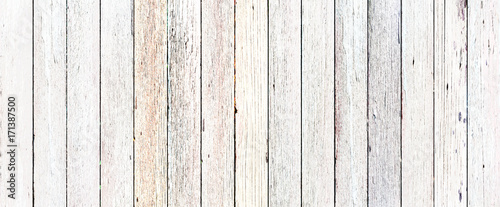 Old soft white wood planks texture background vintage style. 