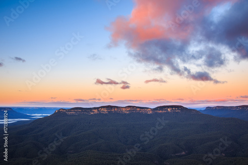 Blue Mountains Sunrise from Sublime Point