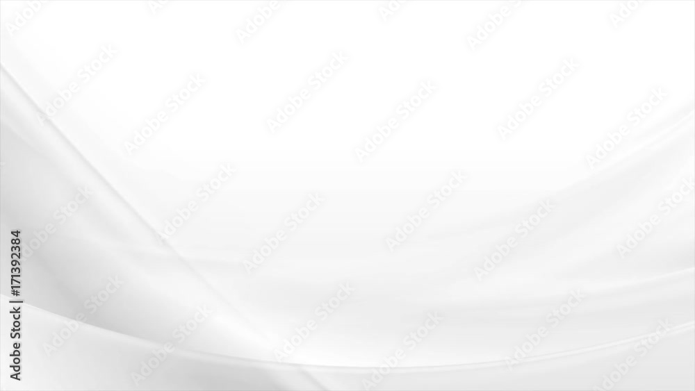 Flowing abstract grey and white blurred waves graphic motion design. Video animation Ultra HD 4K 3840x2160