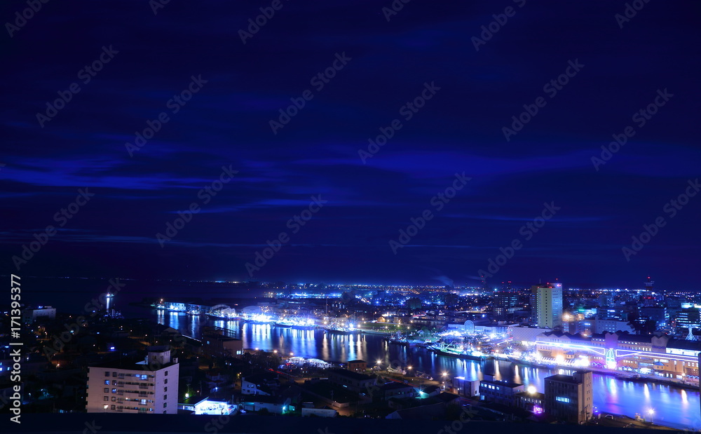 Fototapeta premium 釧路夜景