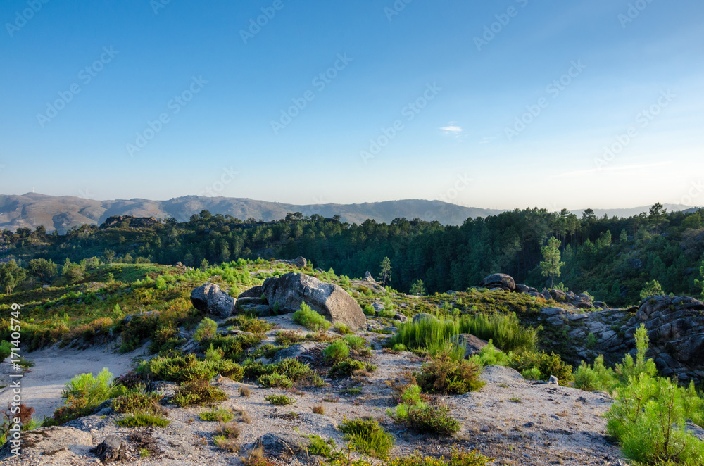 Landscape, way to Poço Azul, National Park of Peneda-Geres, Portugal Landscape, way to Poço Azul, National Park of Peneda-Geres, Portugal