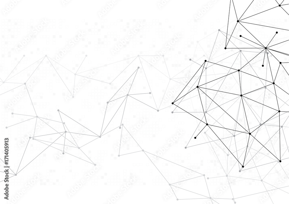 vector polygon background abstract technology communication data Science vector polygon background abstract technology communication data Science