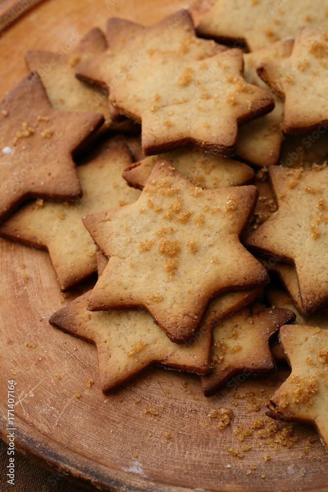 Gingerbread cookies with cane sugar Gingerbread cookies with cane sugar