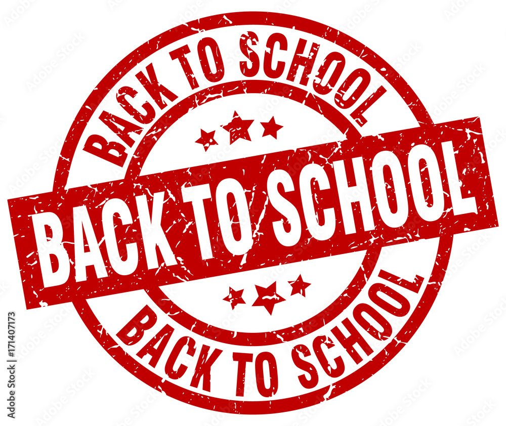 back to school round red grunge stamp back to school round red grunge stamp