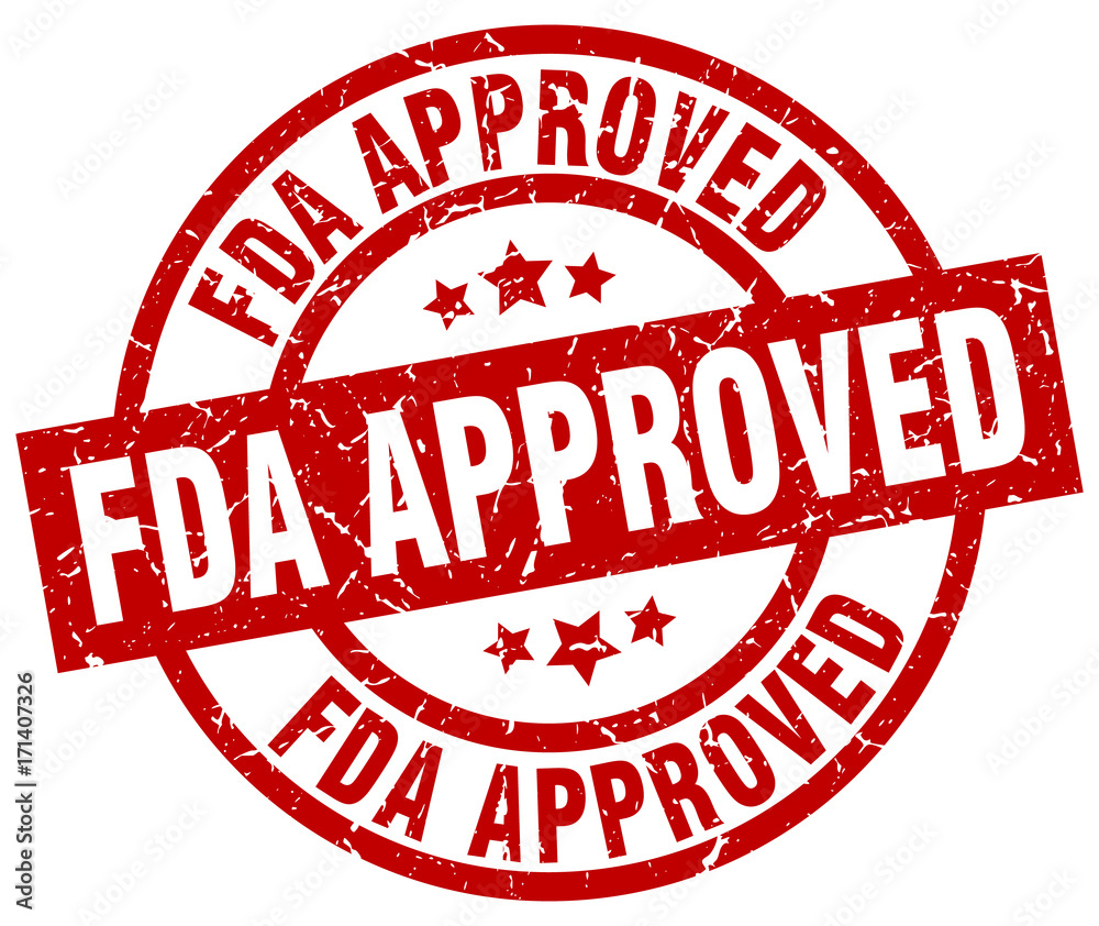 fda approved round red grunge stamp fda approved round red grunge stamp