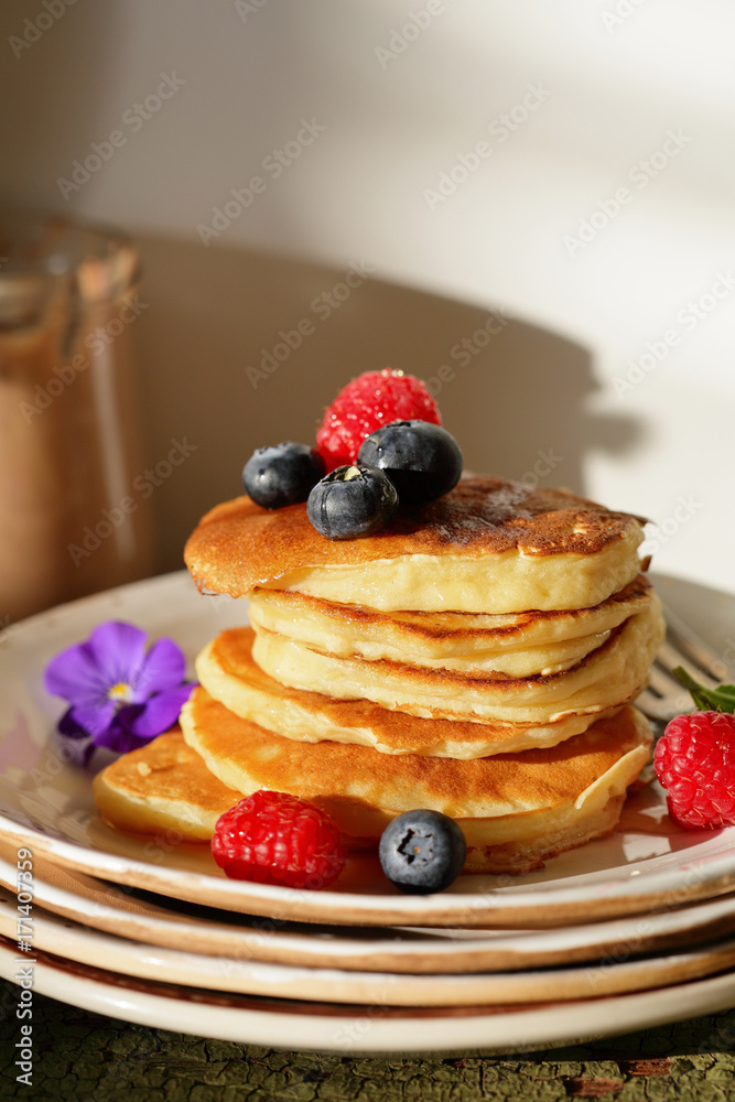 Pancakes with honey Pancakes with honey
