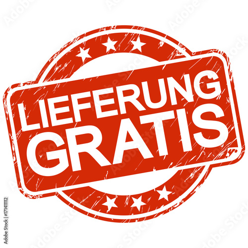 red scratched stamp free shipping