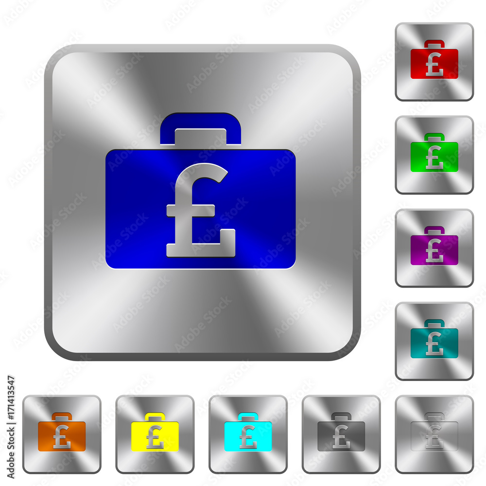 Pound bag rounded square steel buttons Pound bag rounded square steel buttons
